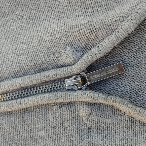 MICHAEL Kors Women's Knit Tunic Sweater in Heather Grey size Medium - Picture 15 of 15